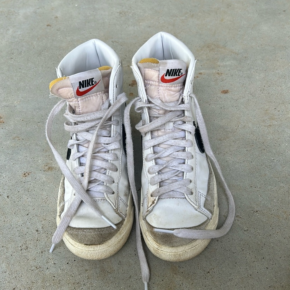 Size 5 kids Nike blazers